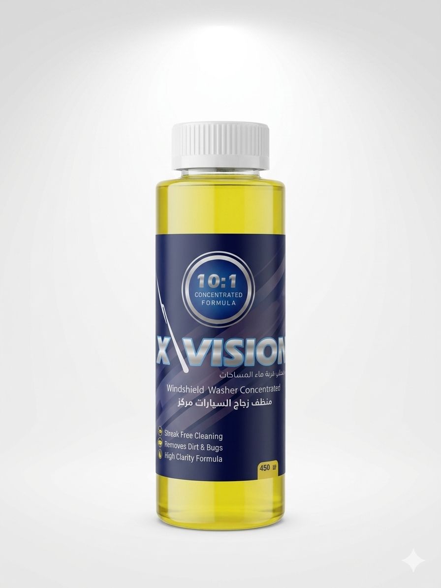 X-Vision car glass cleaning fluid